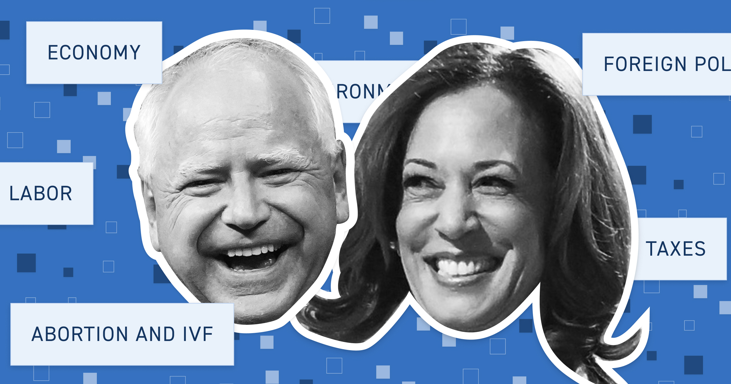 Where Harris and Walz stand on 2024’s biggest policy issues